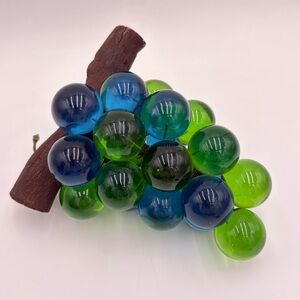 Vintage MCM lucite Large Hangable Grapes